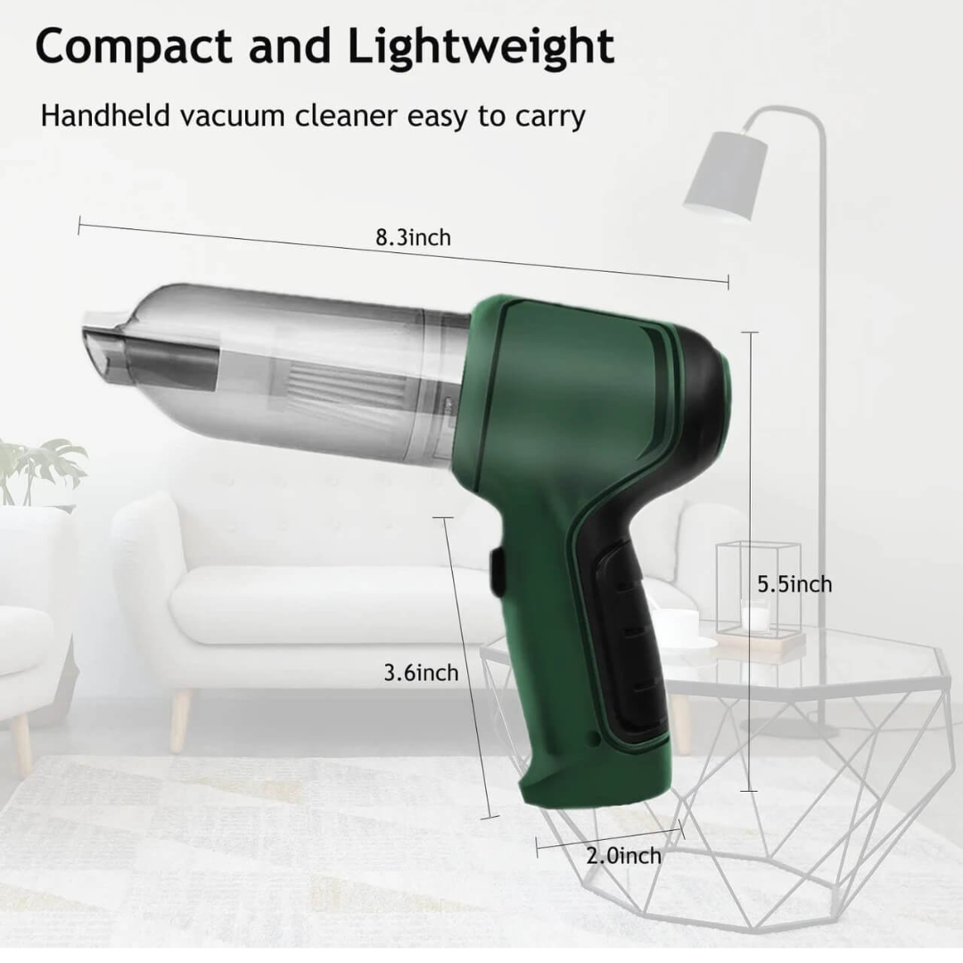 3-in-1 Wireless Car Vacuum Cleaner
