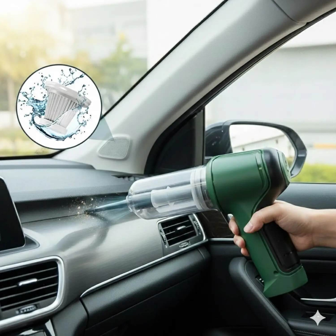 3-in-1 Wireless Car Vacuum Cleaner