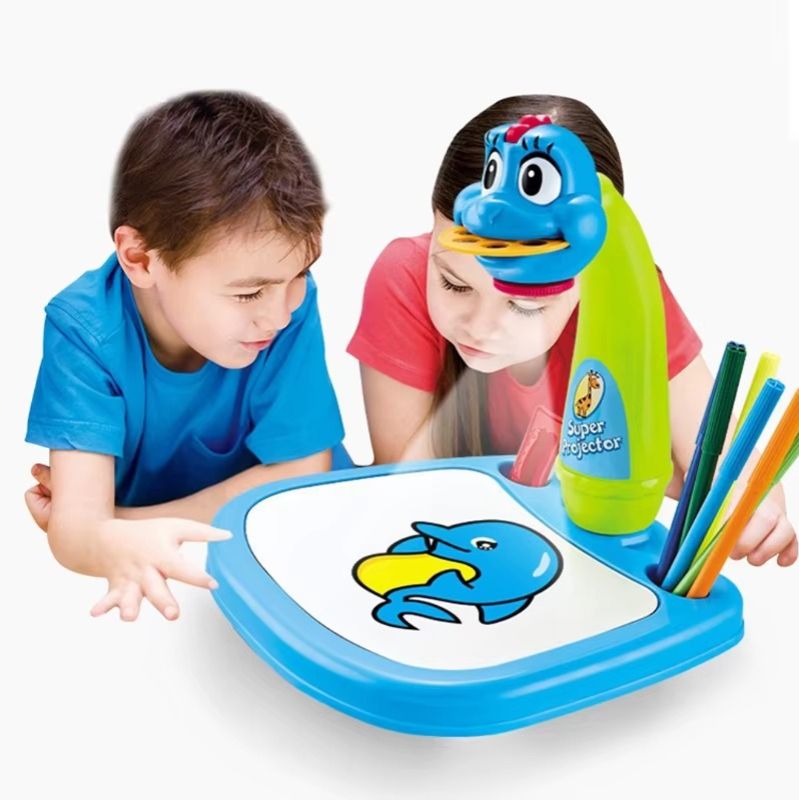 LED Projector Art Painting Table for Kids