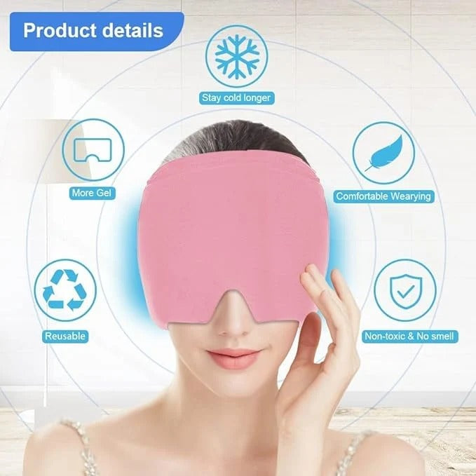 Migraine Relief Cap – Hot & Cold Gel Therapy
