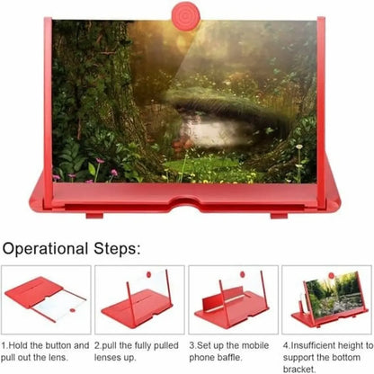 3D HD Mobile Phone Screen Magnifier