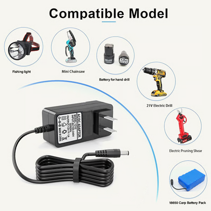 🔥Limited time 55% discount🔥Universal High-Efficiency Lithium Battery Charger Adapter