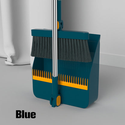 🥳2026 HOT SALE🥳💞50% OFF!✨ 💝Stand-Up Dustpan Set with 180° Rotating Broom